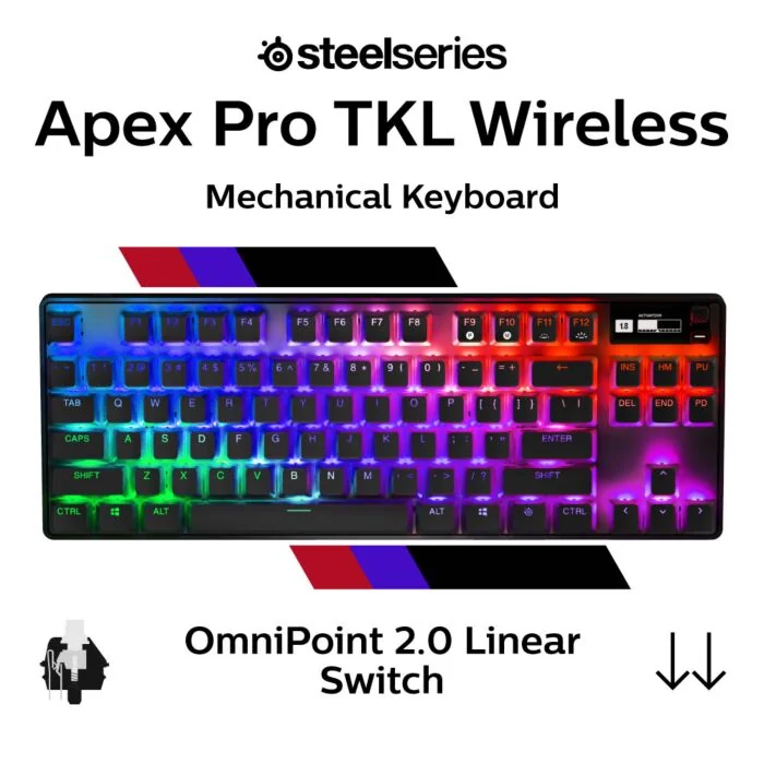 Steelseries Apex Pro TKL (2023) gaming keyboard has jet-fast OmniPoint 2.0  switches » Gadget Flow