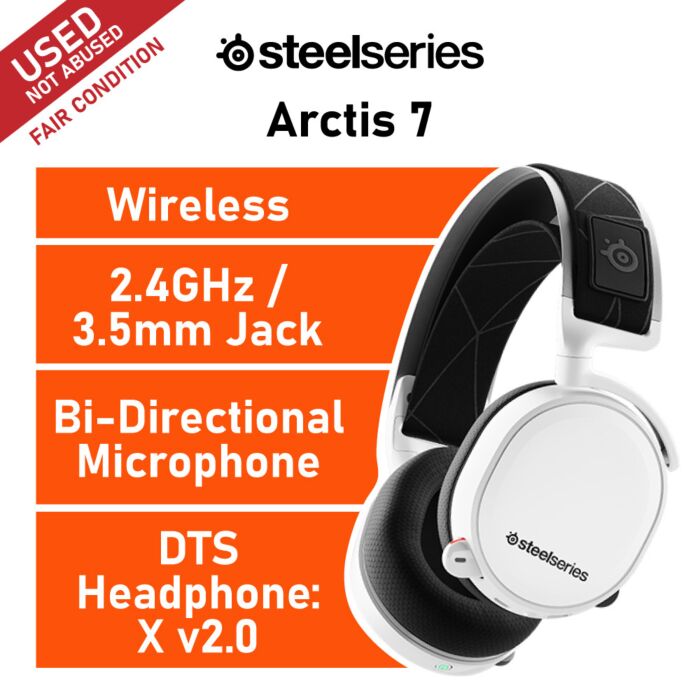 SteelSeries Arctis 7 61508-USED-F Wireless Gaming Headset by steelseries at Rebel Tech