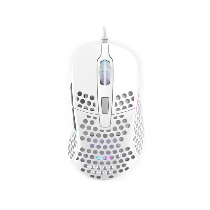 Xtrfy M4 RGB White Optical XG-M4-RGB-WHITE Wired Gaming Mouse: Mice -