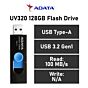 ADATA UV320 128GB USB-A AUV320-128G-RBKBL Flash Drive by adata at Rebel Tech