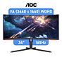 AOC Gaming 34" VA WQHD 165Hz CU34G3S Curved Gaming Monitor by aoc at Rebel Tech