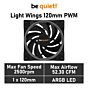 be quiet! Light Wings 120mm PWM High-speed BL073 Case Fan by bequiet at Rebel Tech