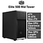 Cooler Master Elite 500 Mid Tower E500-KN5N-S00 Computer Case by coolermaster at Rebel Tech