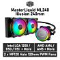 Cooler Master MasterLiquid ML240 Illusion 240mm MLX-D24M-A18P2-R1 Liquid Cooler by coolermaster at Rebel Tech