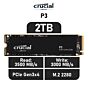 Crucial P3 2TB PCIe Gen3x4 CT2000P3SSD8 M.2 2280 Solid State Drive by crucial at Rebel Tech