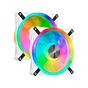 CORSAIR iCUE QL140 RGB 140mm PWM CO-9050106 Case Fans - 2 Fan Pack by corsair at Rebel Tech