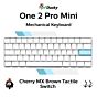 Ducky One 2 Pro Mini Cherry MX Brown DKON2061ST-BUSPDWWT2 Mini Size Mechanical Keyboard by ducky at Rebel Tech