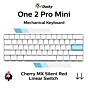 Ducky One 2 Pro Mini Cherry MX Silent Red DKON2061ST-SUSPDWWT2 Mini Size Mechanical Keyboard by ducky at Rebel Tech