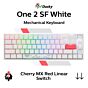 Ducky One 2 SF White Cherry MX Red DKON1967ST-RUSPDWWT1 SF Size Mechanical Keyboard by ducky at Rebel Tech