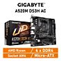 GIGABYTE A520M DS3H AC AM4 AMD A520 Micro-ATX AMD Motherboard by gigabyte at Rebel Tech