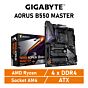 GIGABYTE B550 AORUS MASTER AM4 AMD B550 ATX AMD Motherboard by gigabyte at Rebel Tech