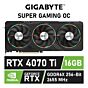 GIGABYTE GeForce RTX 4070 Ti SUPER GAMING OC 16G GV-N407TSGAMING OC-16GD Graphics Card by gigabyte at Rebel Tech