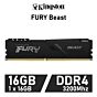 Kingston FURY Beast 16GB DDR4-3200 CL16 1.35v KF432C16BB/16 Desktop Memory by kingston at Rebel Tech