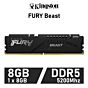 Kingston FURY Beast 8GB DDR5-5200 CL36 1.35v KF552C36BBE-8 Desktop Memory by kingston at Rebel Tech