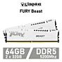 Kingston FURY Beast 64GB DDR5-5200 CL36 1.25v KF552C36BWEK2-64 Desktop Memory by kingston at Rebel Tech