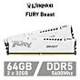 Kingston FURY Beast 64GB DDR5-5600 CL36 1.25v KF556C36BWEK2-64 Desktop Memory by kingston at Rebel Tech