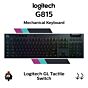 Logitech G815 Logitech GL Tactile 920-008992 Extended Size Mechanical Keyboard by logitech at Rebel Tech