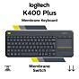 Logitech K400 Plus 920-007145 Compact Size Membrane Keyboard by logitech at Rebel Tech