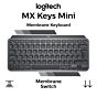 Logitech MX Keys Mini 920-010498 Compact Size Membrane Keyboard by logitech at Rebel Tech