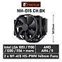 Noctua D15 chromax.black NH-D15 CH.BK Air Cooler by noctua at Rebel Tech