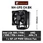 Noctua U9S chromax.black NH-U9S CH.BK Air Cooler by noctua at Rebel Tech