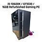 Refurbished i5-10600K/16GB DDR4/512GB/GT1030/W11 CLONE I5-10600K Gaming PC  by refurbished at Rebel Tech