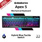 SteelSeries Apex 5 SteelSeries Hybrid Blue 64532-USED-E Full Size Mechanical Keyboard by steelseries at Rebel Tech