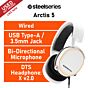 SteelSeries Arctis 5 61507-USED-LN Wired White Gaming Headset by steelseries at Rebel Tech