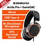 SteelSeries Arctis Pro + GameDAC 61453-USED-F Wired Gaming Headset by steelseries at Rebel Tech