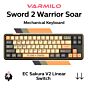 Varmilo Sword 2-68 Warrior Soar EC Sakura V2 A07A036A9A3A01A017 SF Size Mechanical Keyboard by varmilo at Rebel Tech