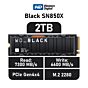 Western Digital Black SN850X 2TB PCIe Gen4x4 WDS200T2XHE M.2 2280 Solid State Drive by westerndigital at Rebel Tech