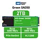 Western Digital Green SN350 2TB PCIe Gen3x4 WDS200T3G0C M.2 2280 Solid State Drive by westerndigital at Rebel Tech