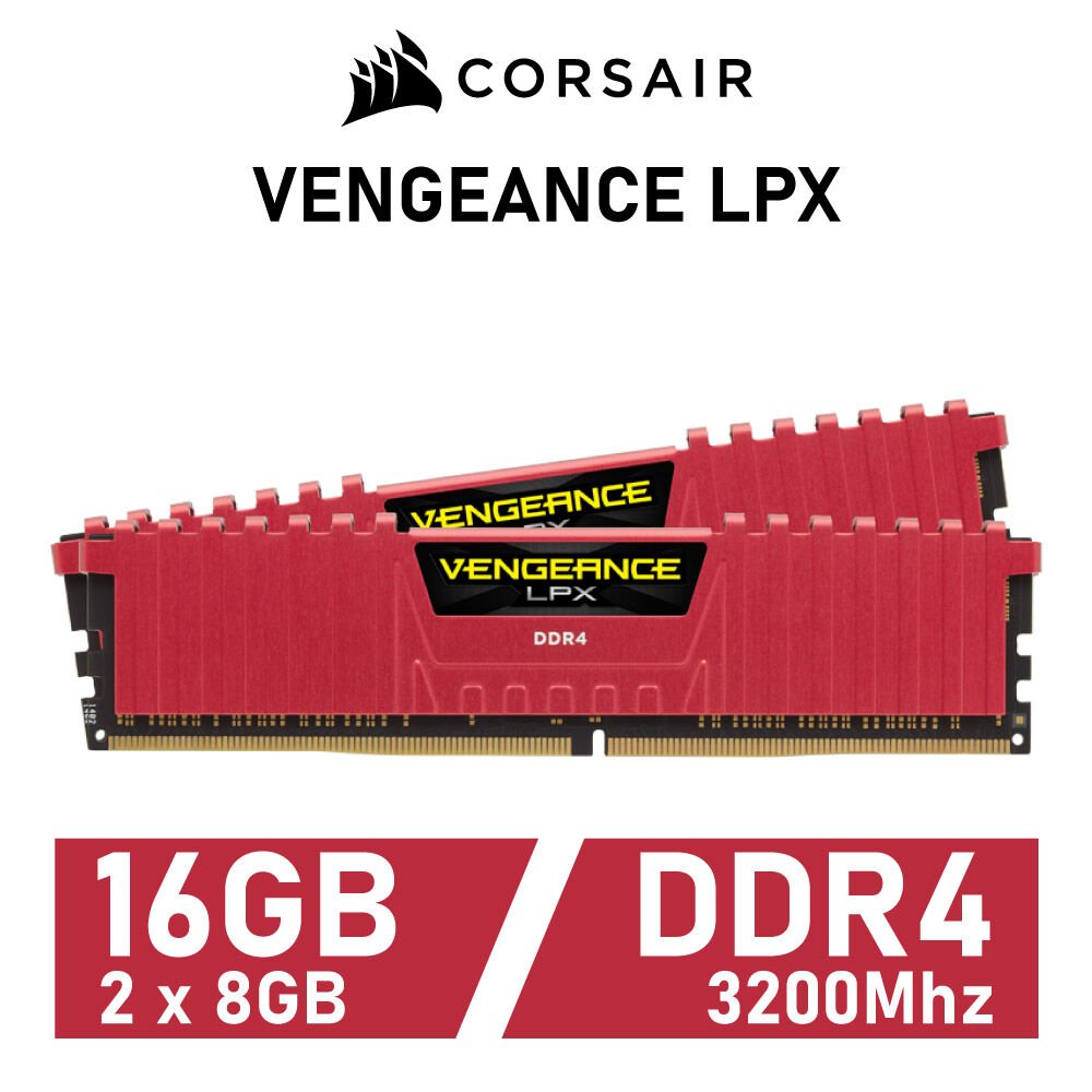 Corsair Vengeance LPX 16GB (2 x 8GB), 3200Mhz CL16