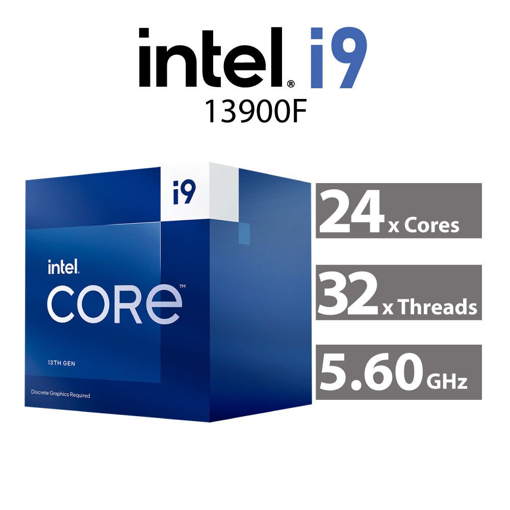 Intel Core i9-13900F Raptor Lake 24-Core 2.00GHz LGA1700 65W BX8071513900F  Desktop Processor