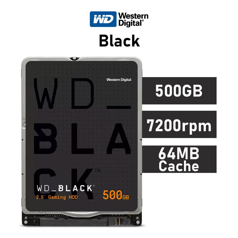 Western digital hot sale black 500gb